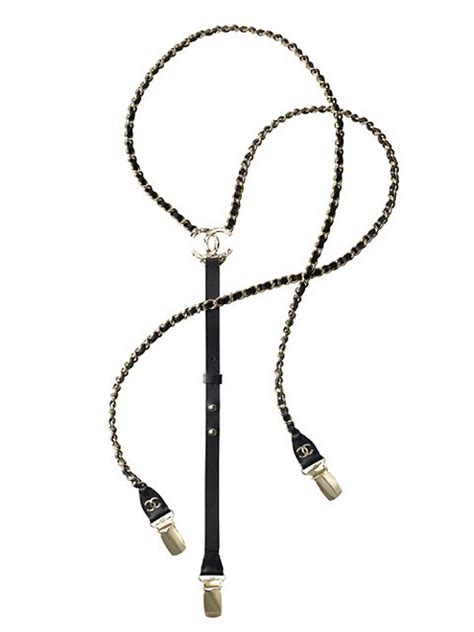 saks Chanel suspenders